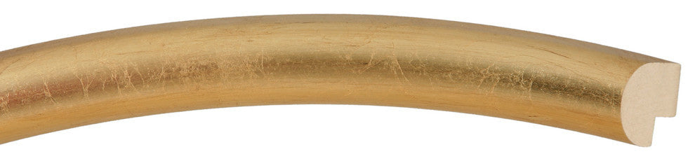 Pasadena Framed Oval Mirror, Gold Leaf, 17"x21"