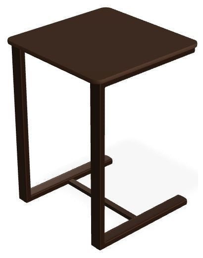 17.5" Square Marine Grade Outdoor End Table, Kona