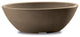 Delano Double Walled Unique Oval Bowl Planter - 30''X 21'' Bowl (Mocha)