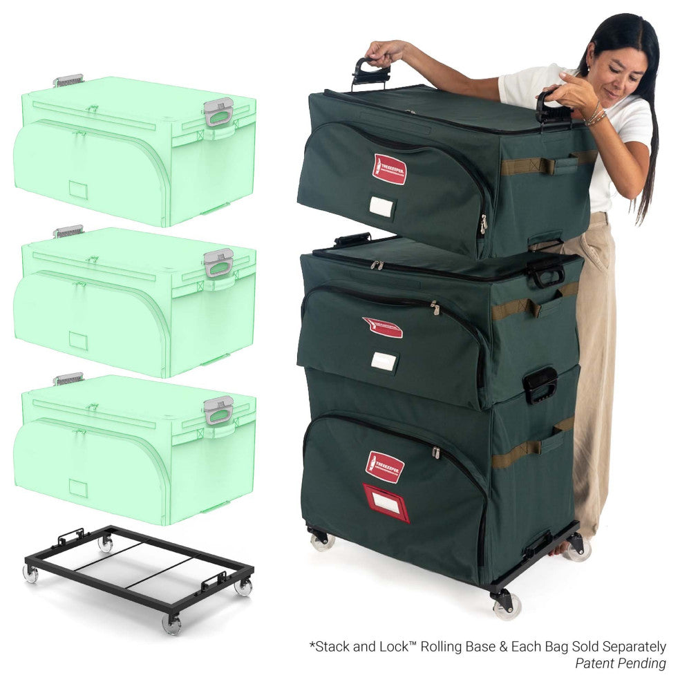 72 (4 in.) Christmas Ornament Storage Box w/ Top Pocket