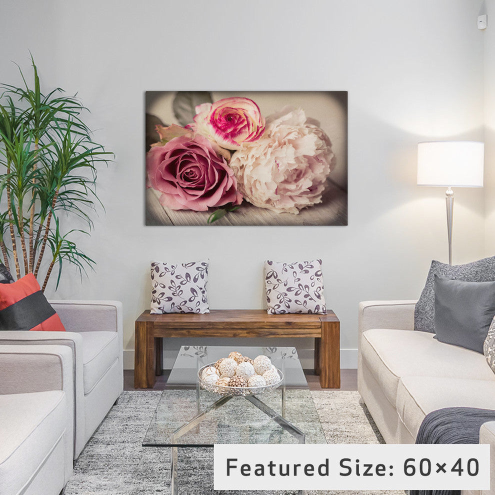 "Bouquet II" Wrapped Canvas Art Print, 26x18x1.5