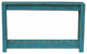 46" Rustic Console, Turquoise