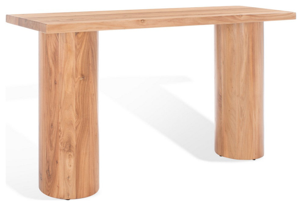 Safavieh Couture Sanchez Elm Wood Console Table Natural