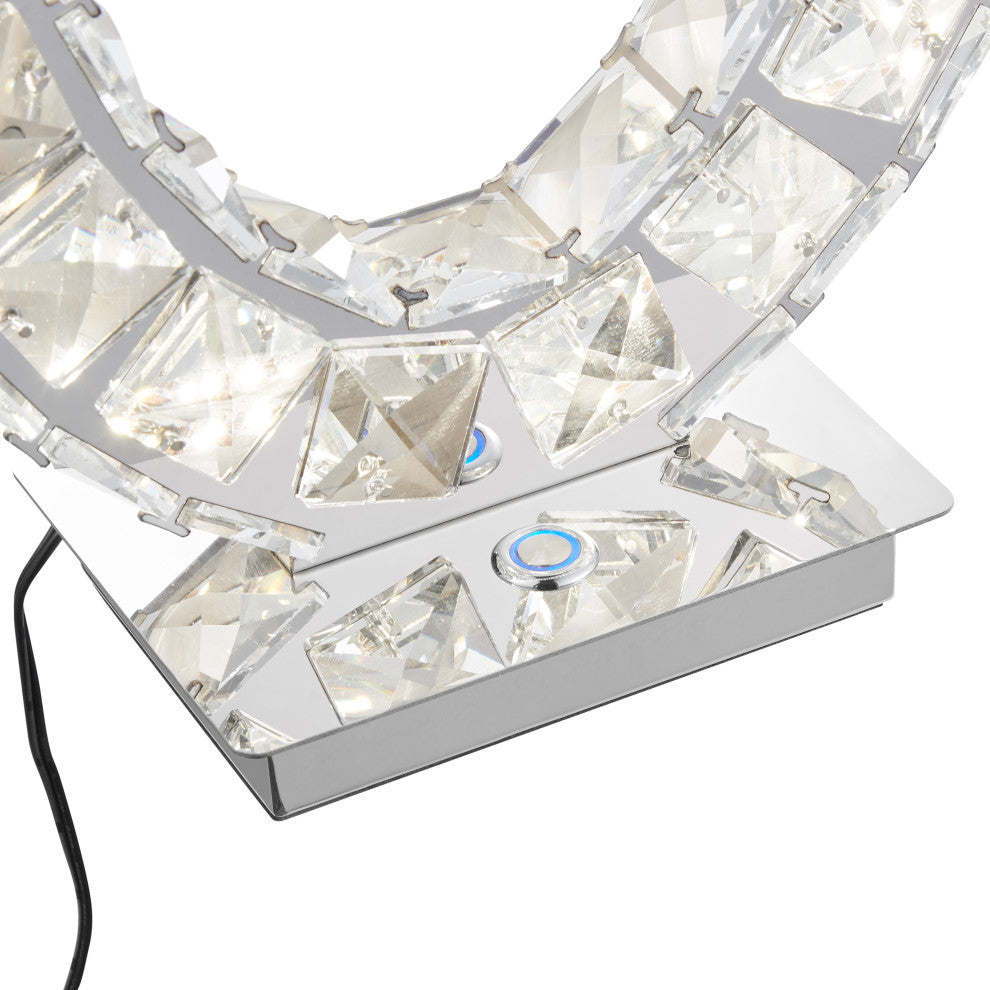Crystal Extravaganza Integrated LED Table Lamp
