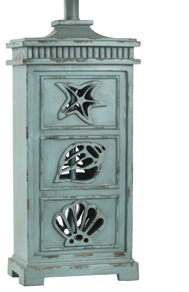 River Crest | Coastal Table Lamp With Night Light