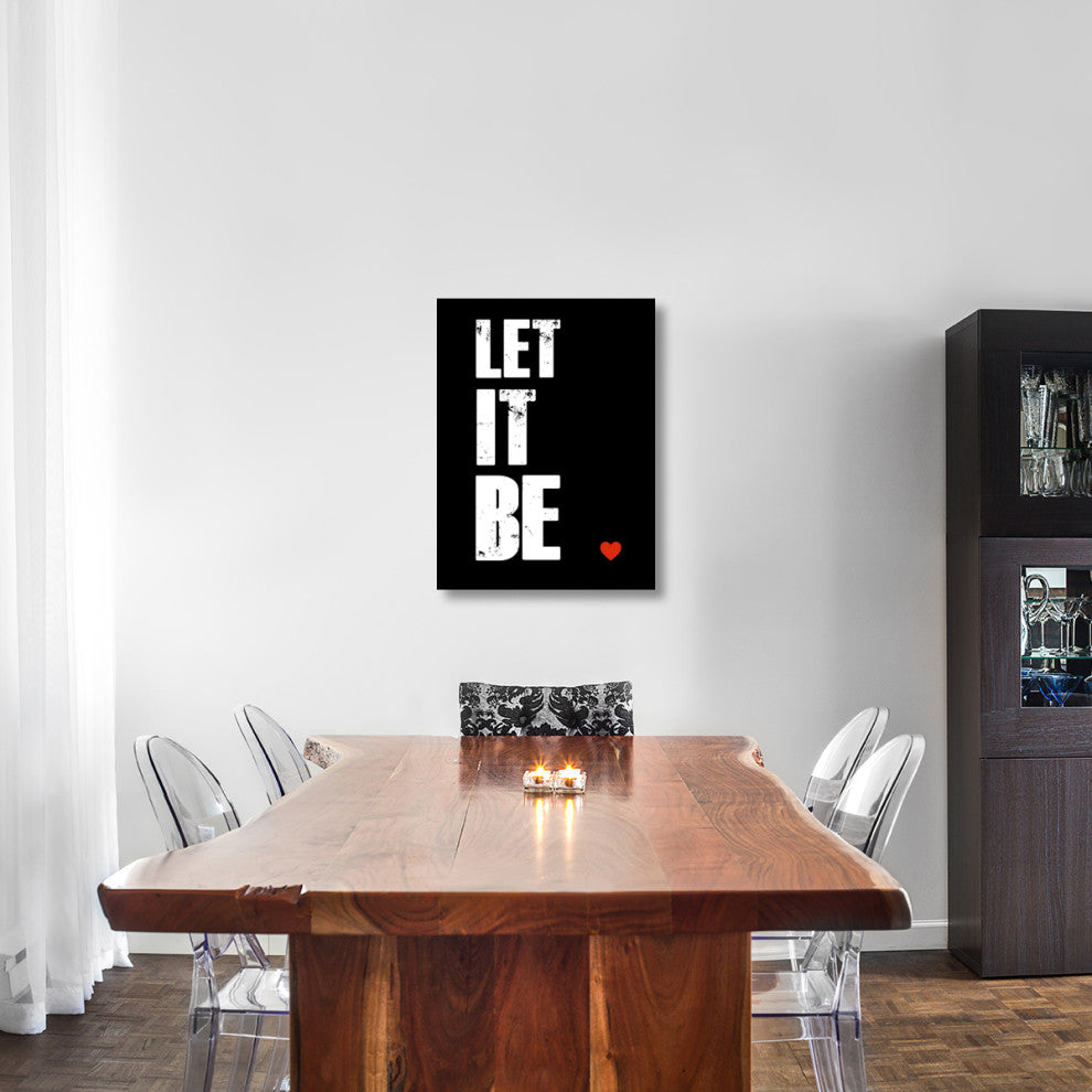 "Let It Be" Poster Fine Art Print