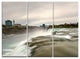 "Niagara Falls Goat Island View" Metal Wall Art, 3 Panels, 36"x28"
