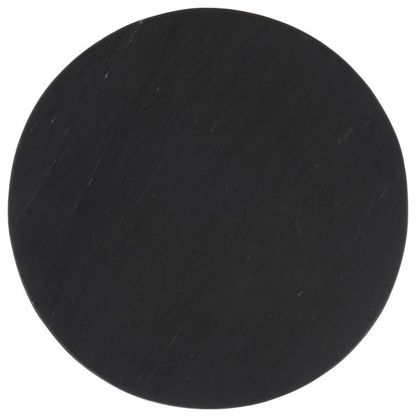 Safavieh Couture Melinda Marble "C" Accent Table Black