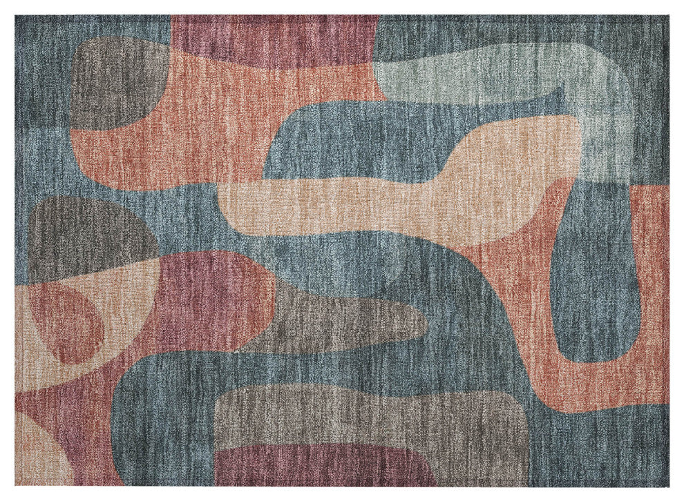 Machine Washable Indoor/Outdoor Chantille ACN1867 Sage 1'8" x 2'6" Rug