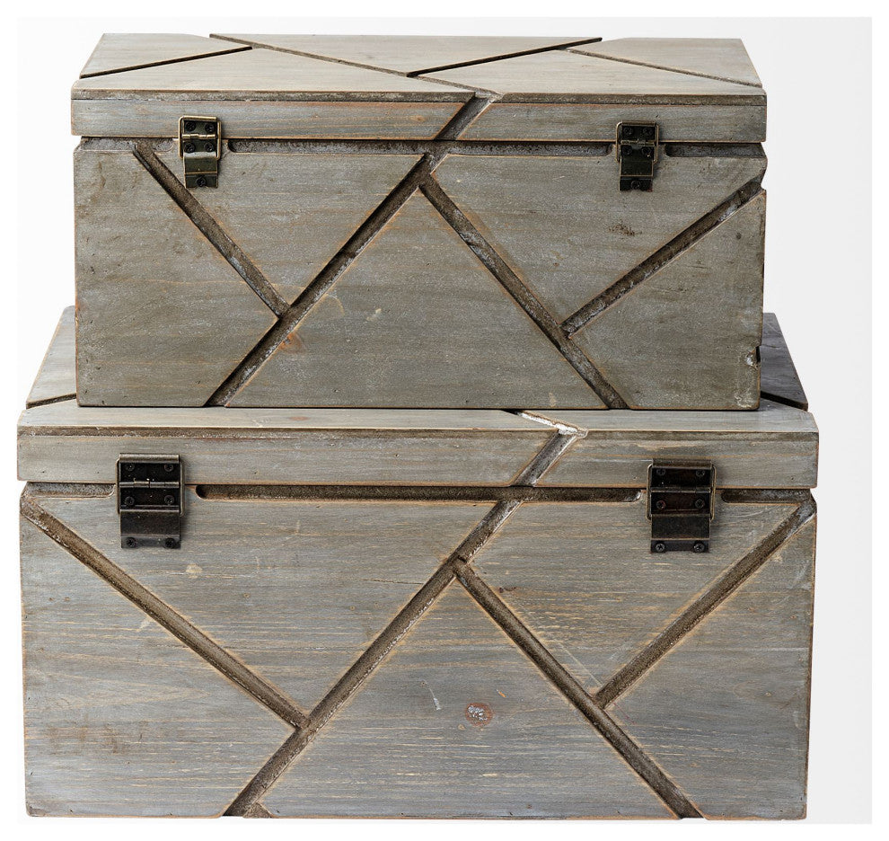 Set of 2 Nesting Jewelery Boxes, Niobe