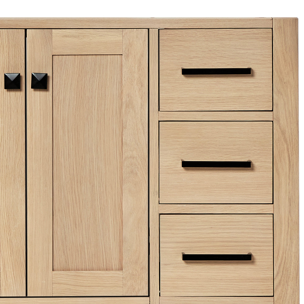 ARIEL Cambridge 42 in. Single Sink Base Cabinet In Oak