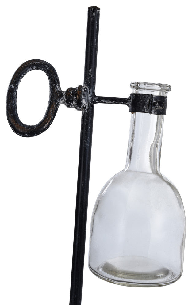 Matilda Flask Vase Key Potion Metal Table Accessory