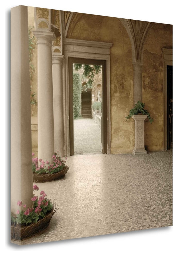 "Villa Portico No. 2" By Alan Blaustein, Giclee Print on Gallery Wrap Canvas