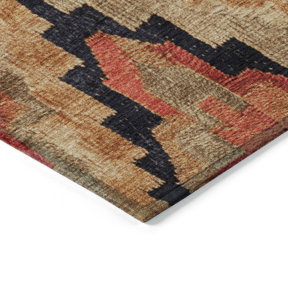 Machine Washable Indoor/Outdoor Chantille ACN1894 Rust 8' x 10' Rug