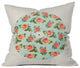 Allyson Johnson Floral Vinyl Outdoor Throw Pillow