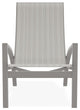 Kendall Sling Stackable Outdoor Lounge Chair, Harbor/Warm Gray