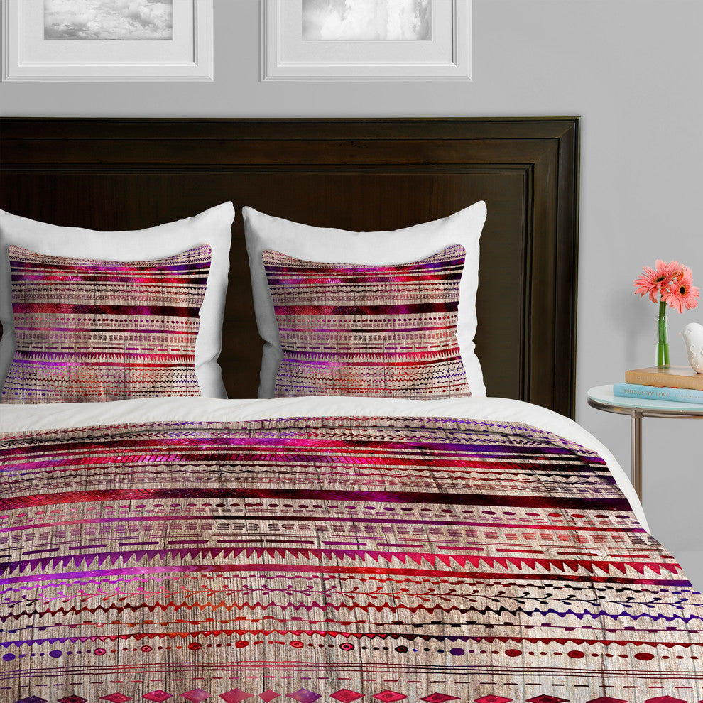 Deny Designs Iveta Abolina Purple Nebula Duvet Cover - Lightweight