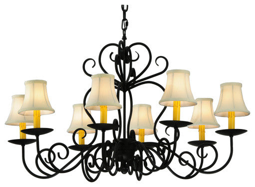 36" W Corrina 8 Light Chandelier