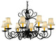 36" W Corrina 8 Light Chandelier