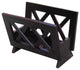 Contemporary Magazine Rack, Black