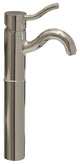 Whitehaus 3-4444-C Polished Chrome Deck Mount Lever Modern Bathroom Faucet
