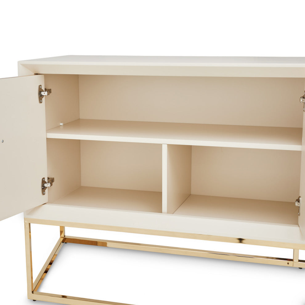 Madison Console, Glistening Gold