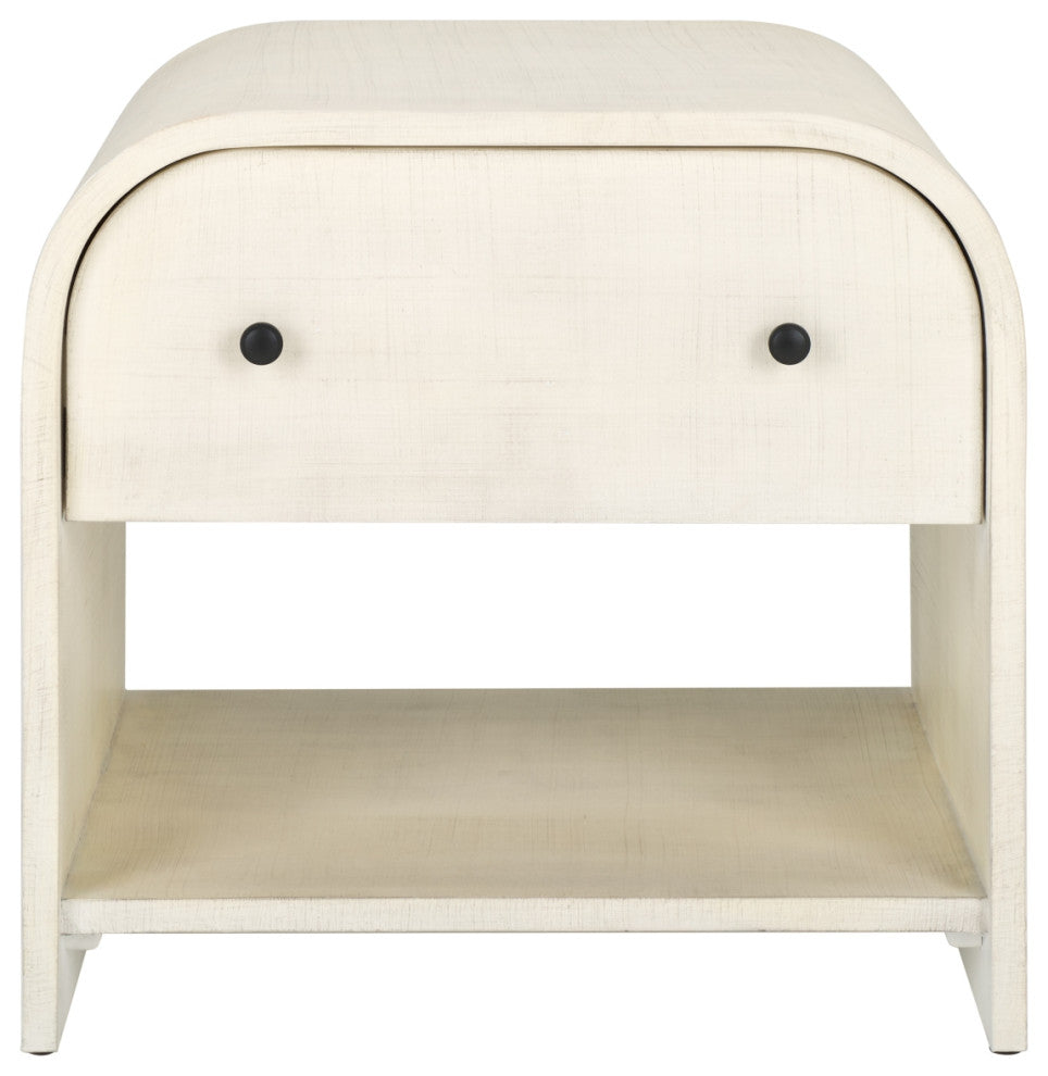 Safavieh Couture Jaqualina 1 Drawer Wood Nightstand, White