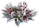 Snowy Magnolia Berry Artificial Arrangement Candelabrum