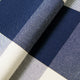 4"x 4" Fabric Swatch Sample, Blue lattice Woven