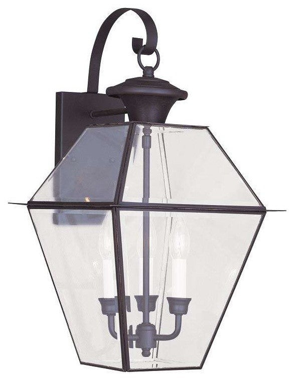 Westover Outdoor Wall Lantern, Bronze