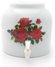Goldwell Designs Red Roses Design Water Dispenser Crock