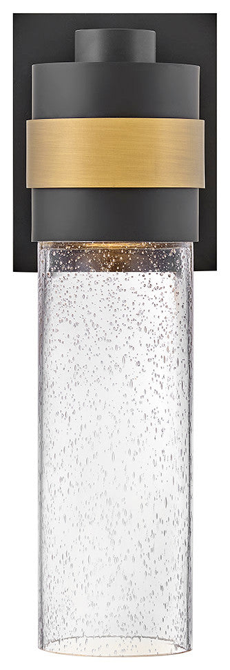 Lark Albie Medium Wall Mount Lantern, Black