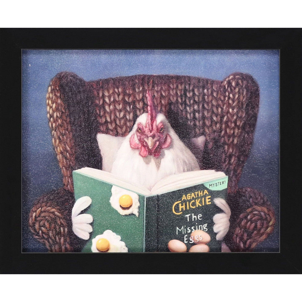 Chick Lit Non-Glass Framed Art