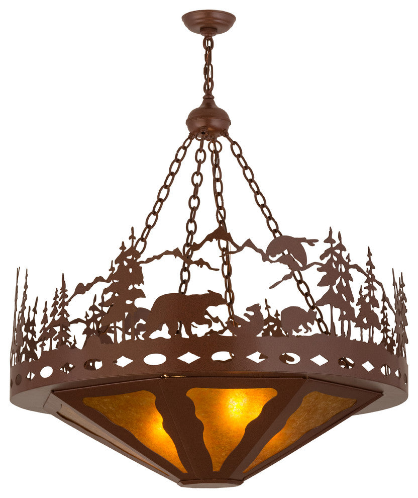 36W Bear Family Inverted Pendant