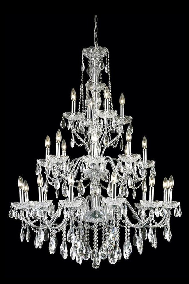 Elegant Lighting St. Francis 36" 24 Light Royal Crystal Chandelier
