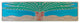 Royal Palm Pull Brilliant Pewter/Turquoise (Horizontal)