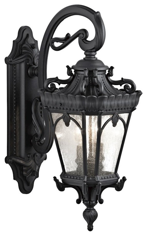 Outdoor Wall 2-Light, Textured Black