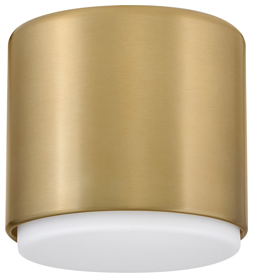 Hinkley Cedric Extra Small Flush Mount, Lacquered Brass