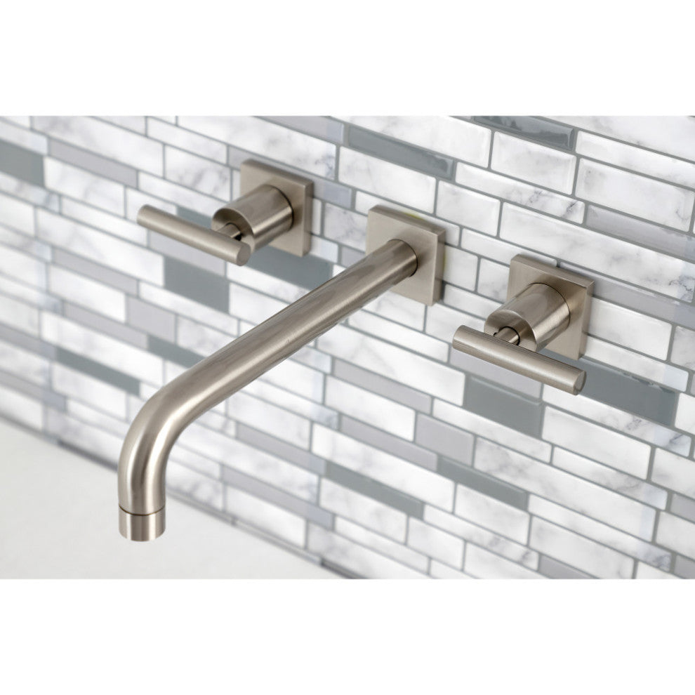 KS6028CML Wall Mount Tub Faucet, Brushed Nickel