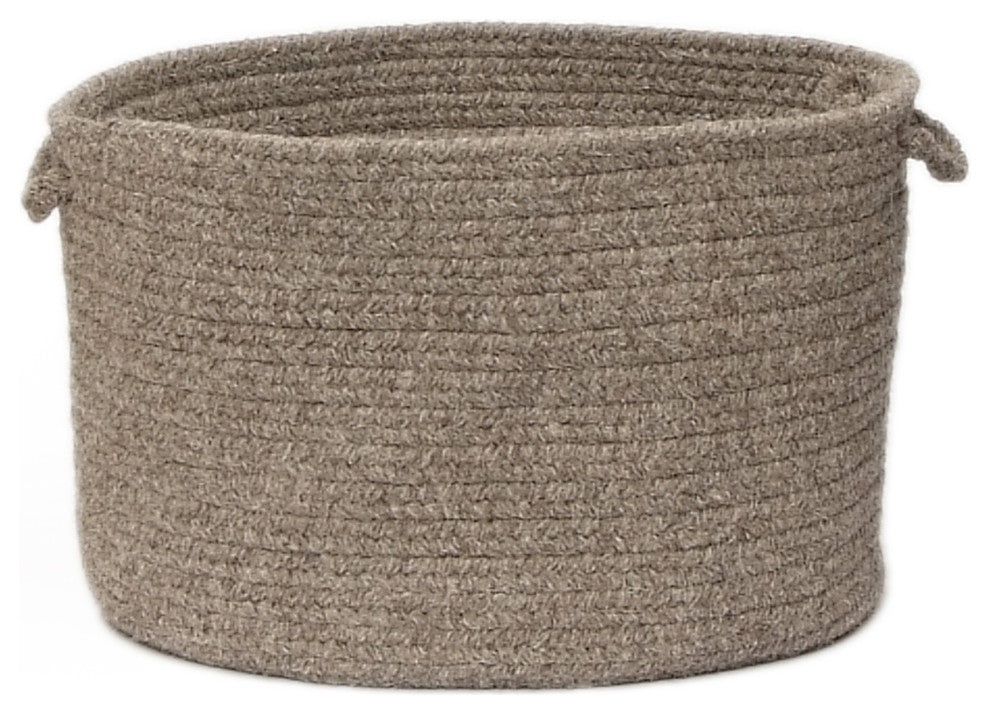 Shear Natural, Rockport Gray Utility Basket, 18"X12"