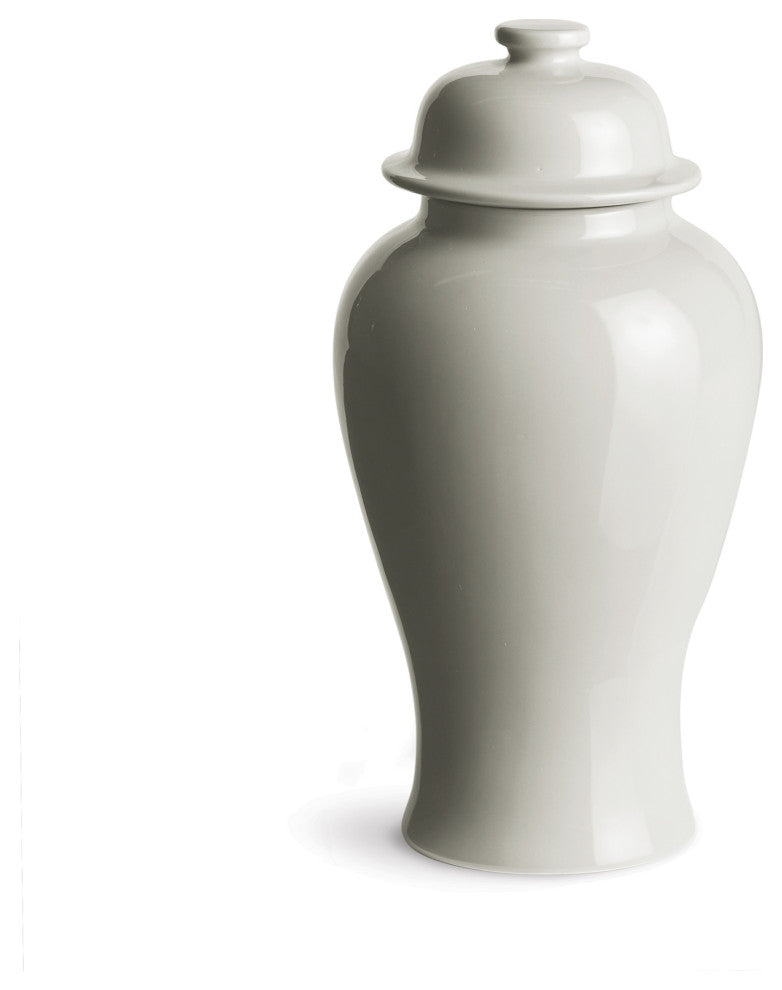 White Koa Jar, Mini-Large