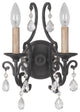 Bentley 2-Light Wall Sconce, Matte Black