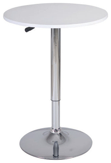 Contemporary Bar Table, White