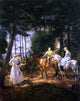Edmund Tarbell My Children in the Woods - 20" x 25" Premium Canvas Print
