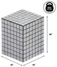 Callista 18" Modern Bohemian Ceramic Tiled Rectangle End Table
