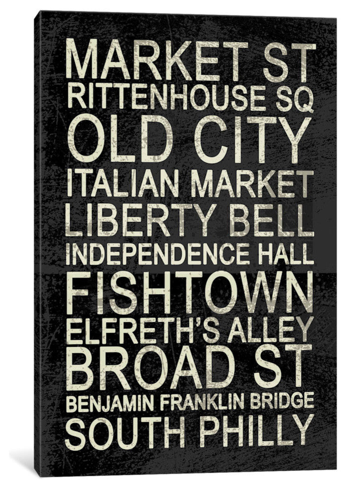 "Philly Gallery" by Erin Clark, 40x26x1.5"