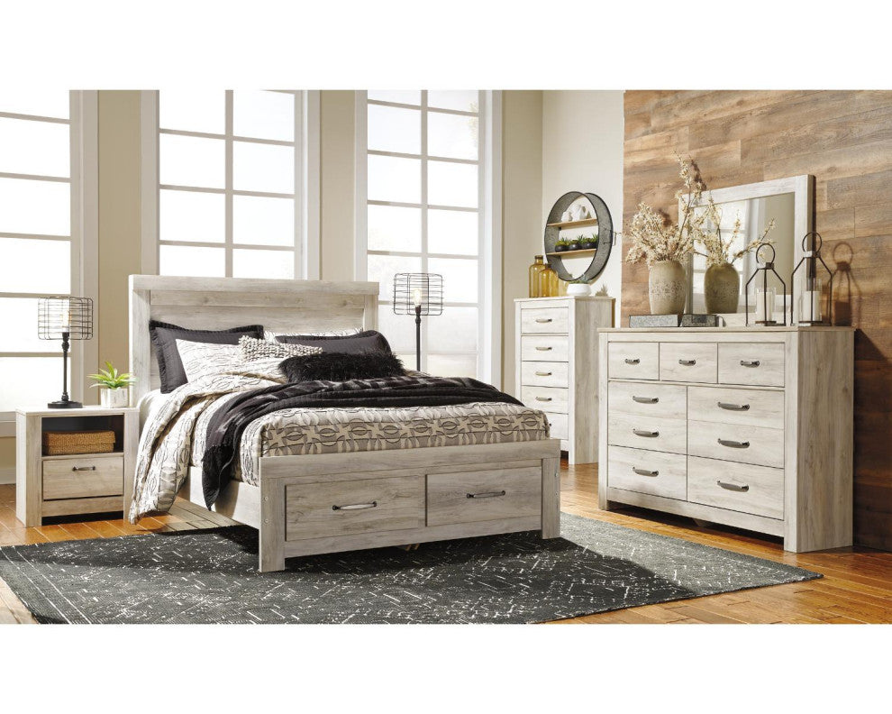 Bellaby Whitewash One Drawer Nightstand
