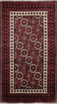Persian Balouch Oriental Wool Area Rug 4'x6', W2304