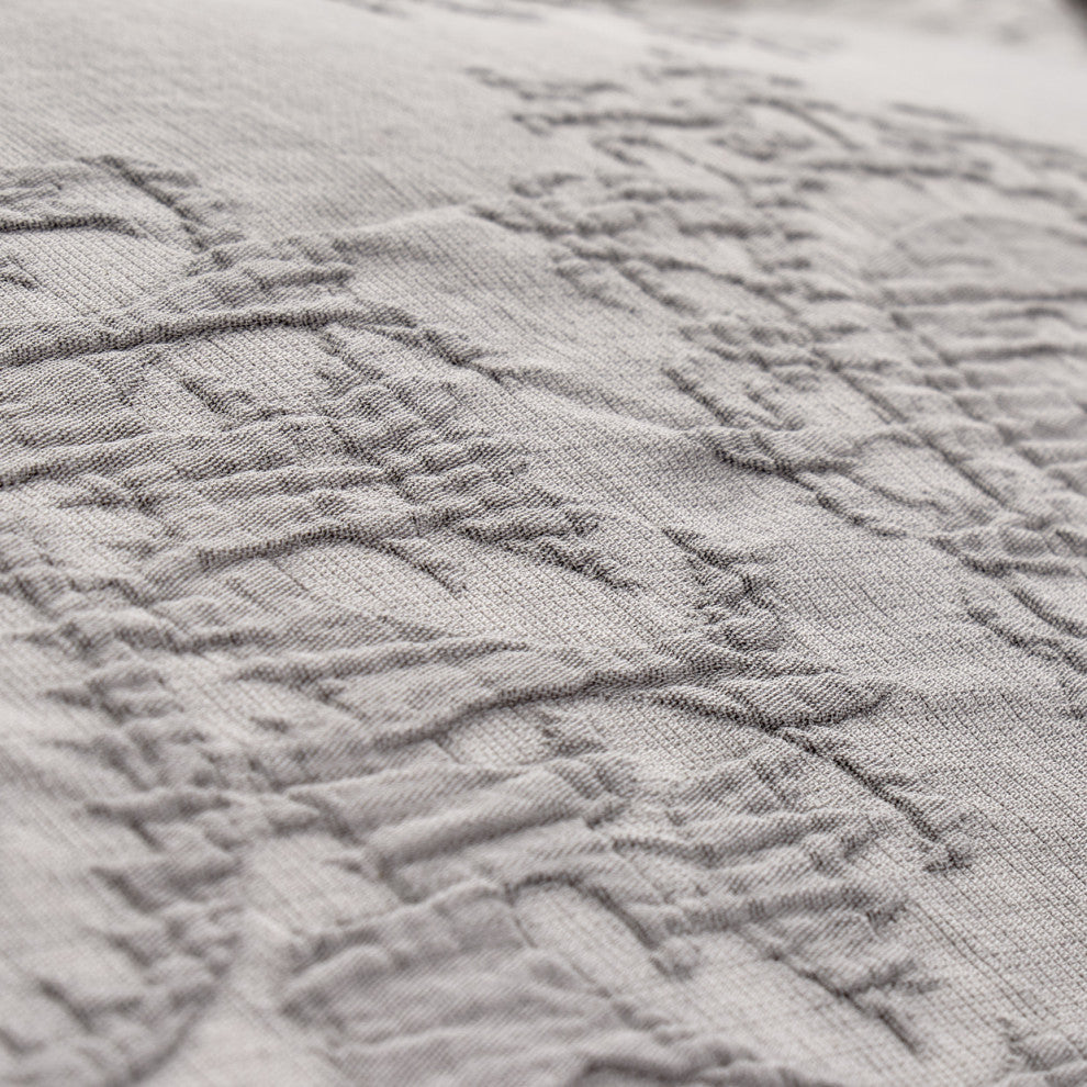 Reagan 7-Piece Queen Duvet Set, Gray