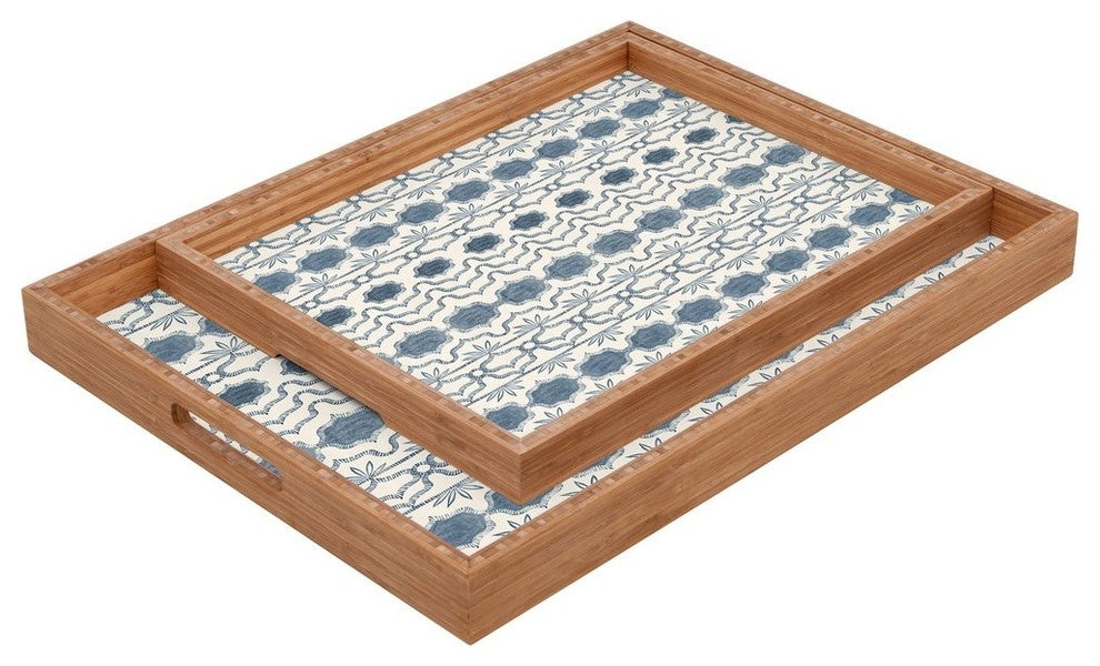 Dash And Ash Tuni Luna Rectangular Tray, 18"x14"